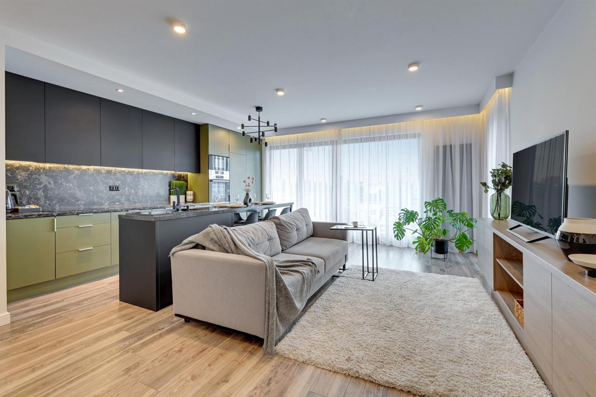 גדנסק Aura Island Riverside By Downtown Apartments מראה חיצוני תמונה