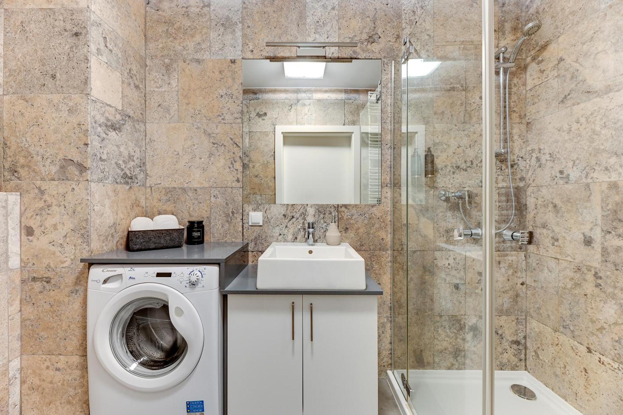 גדנסק Aura Island Riverside By Downtown Apartments חדר תמונה