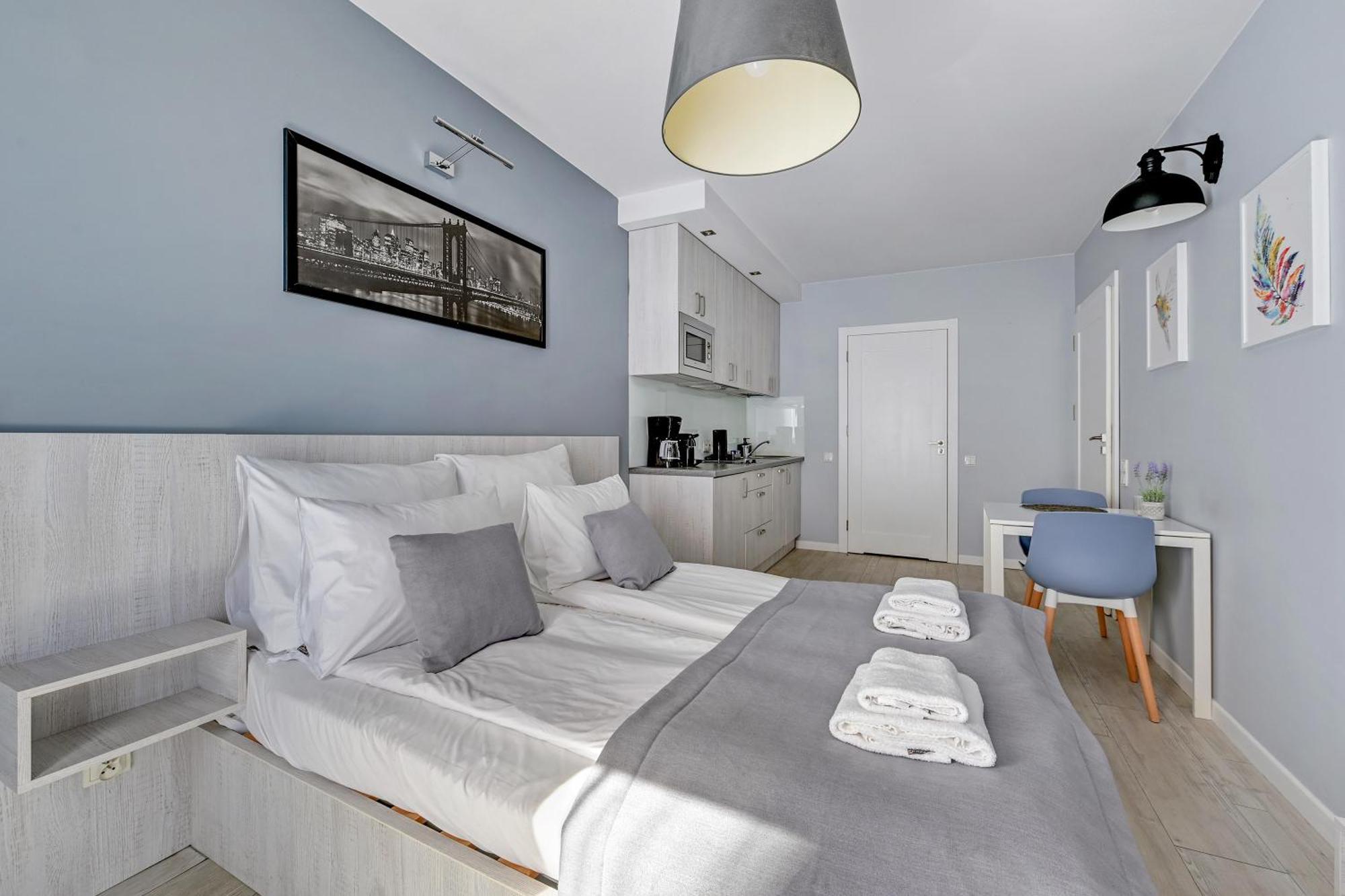 גדנסק Aura Island Riverside By Downtown Apartments חדר תמונה