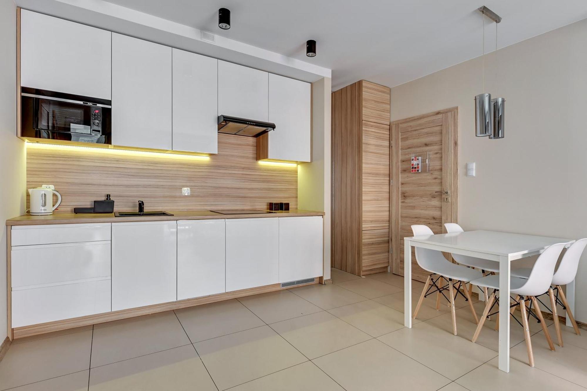 גדנסק Aura Island Riverside By Downtown Apartments חדר תמונה