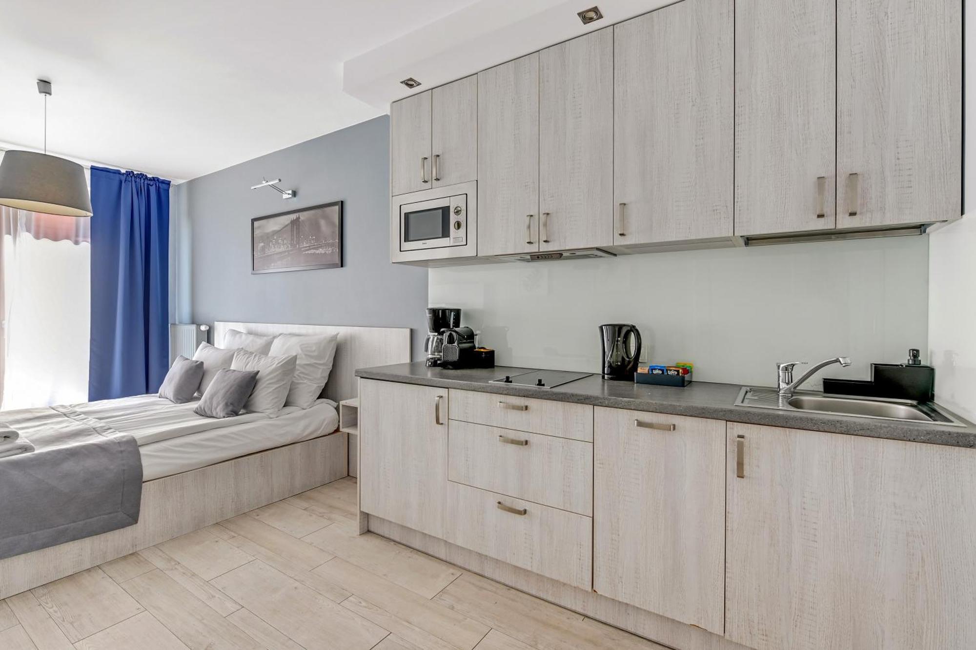 גדנסק Aura Island Riverside By Downtown Apartments חדר תמונה
