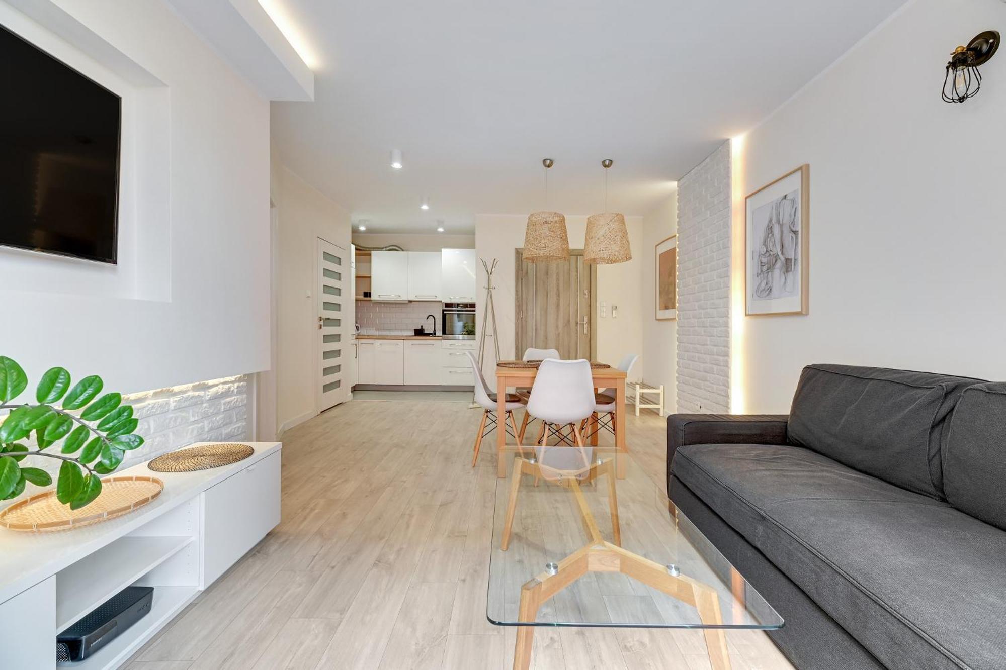גדנסק Aura Island Riverside By Downtown Apartments חדר תמונה